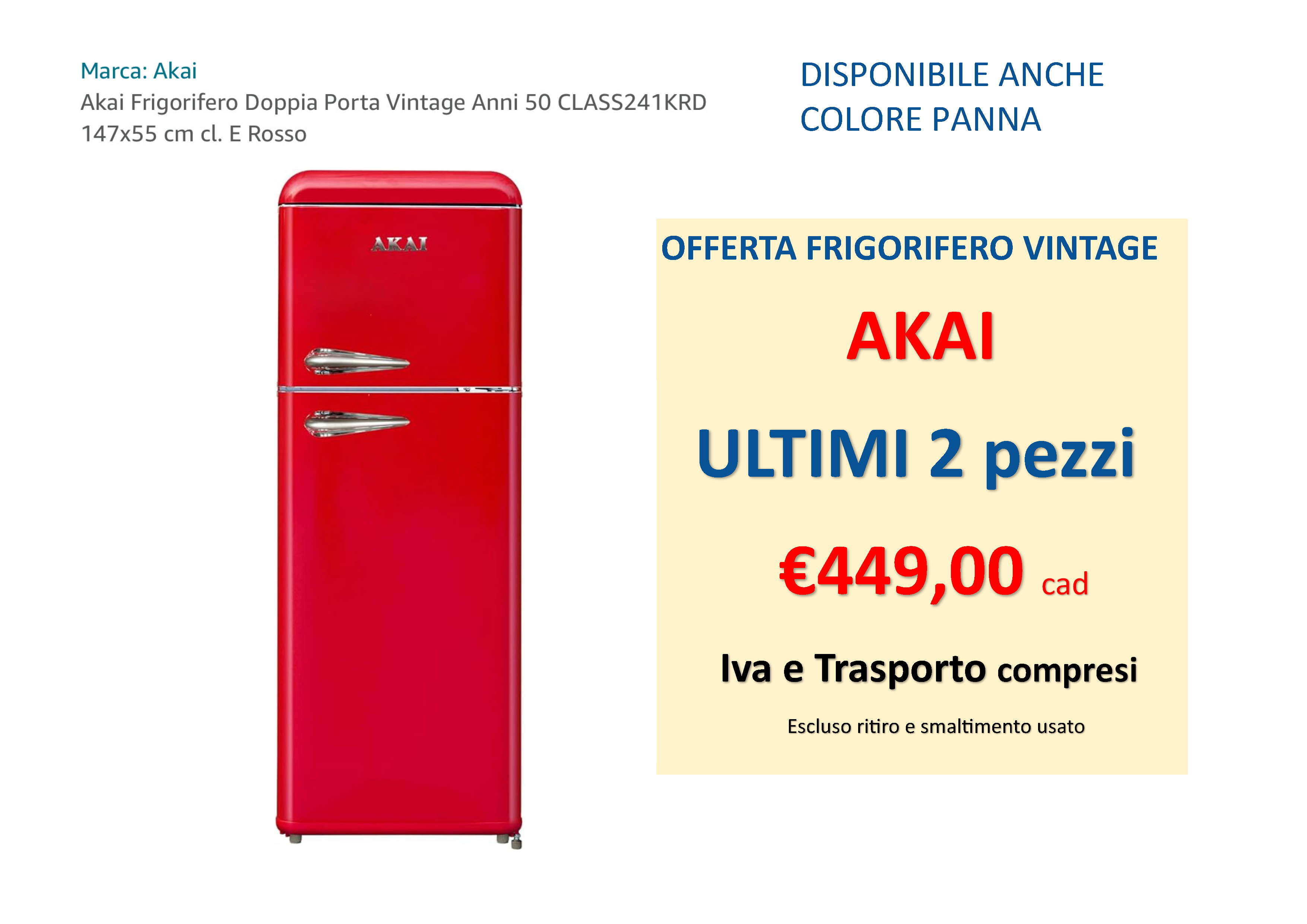 frigo AKAI Vintage 